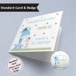 Big Brother Standard Card & Button Badge