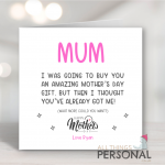 I was going to buy you...