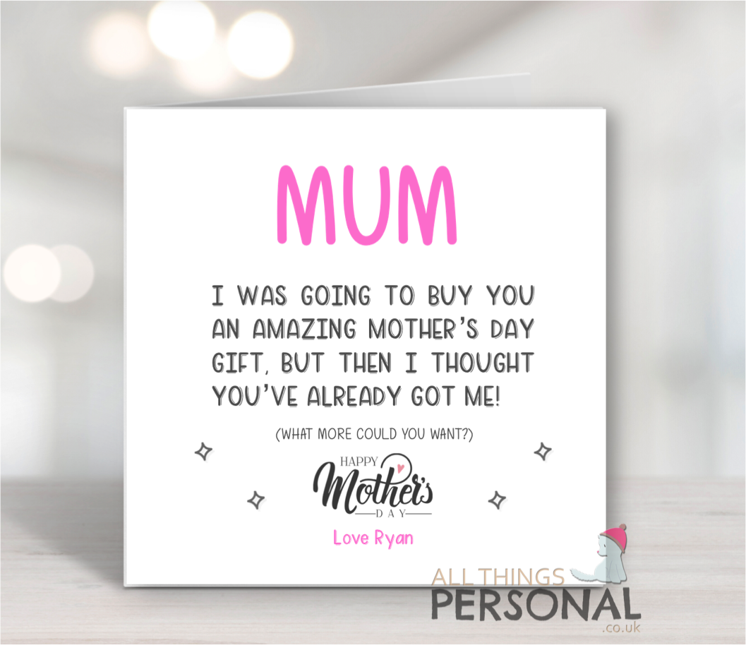 Mum I was going to buy you I was going to buy you... - Image 1