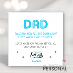 Dad...So sorry...