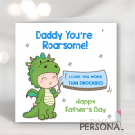 Daddy You're Roarsome Father's Day Card