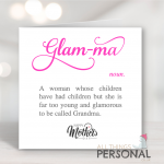 Glam-ma Mother's Day Card