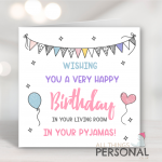 In Your Pyjamas Birthday Card