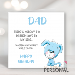 While I Poop Birthday Card