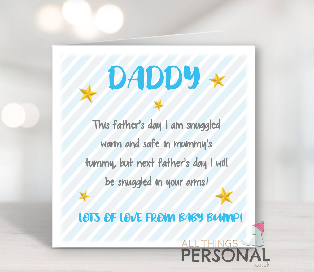 Father's Day Card from the bump Father's Day Card From The Bump - Image 1