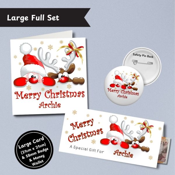 Festive Peekaboo Christmas Large Full Set
