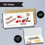 Festive Peekaboo Christmas Money Wallet Etsy