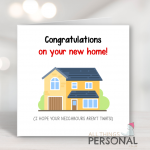 Funny New Home Card