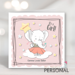 It's A Girl Card