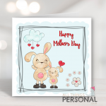 Cute Bunnies Mother's Day Card
