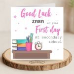 First Day At Secondary School Card