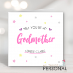 Will You Be My Godmother Card
