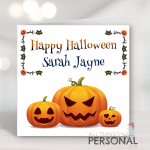Pumpkins Halloween Card