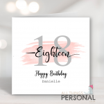 18th Birthday Card