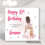 Beautiful Ballerina Birthday Card
