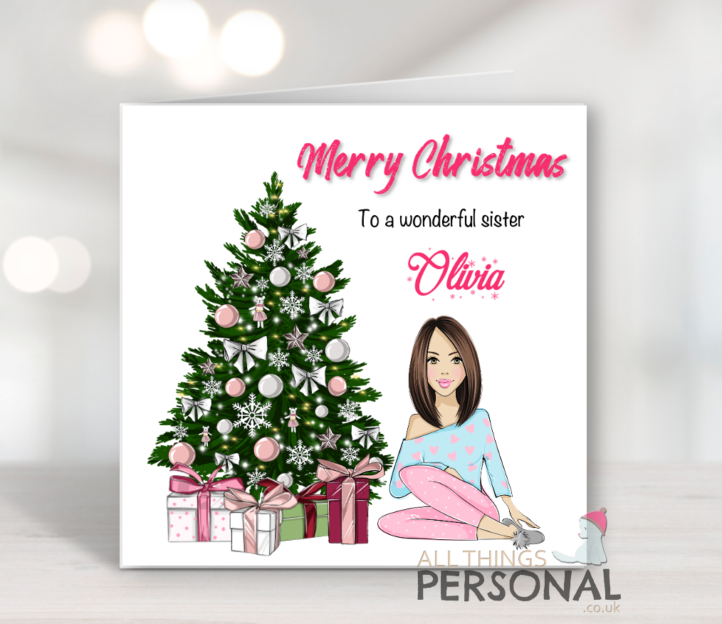 Cosy Christmas Card Personalised Christmas Card - Image 1