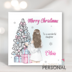 Pastel Christmas Card for Her
