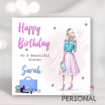 Glmourous Girls Birthday Card