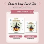 Scary Pumpkins Halloween Choose Card Size