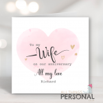 Wife Anniversary Card