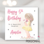 Beautiful Girls Birthday Card