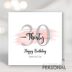 30th Birthday Card