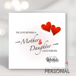 Mother & Daughter Mother's Day Card