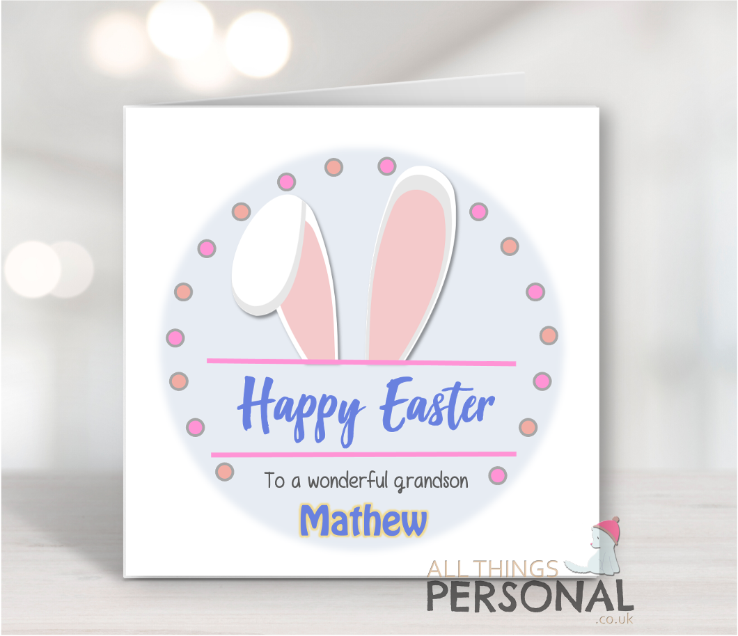 Bunny Ears Easter Card Bunny Ears Easter Card - Image 1