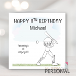 Cricket Birthday Card