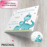 Dinosaurs You're A Big Brother Card - Image 4