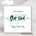 Amazing Step Dad Father's Day Card