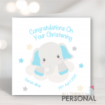 Boys Christening Card