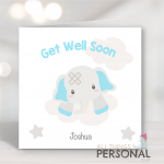 Boys Get Well Soon Card