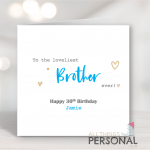 Brother Birthday Card