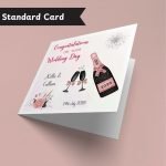 Champagne Wedding Day Standard Card