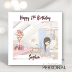 Young Girls Birthday Card