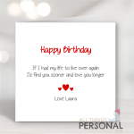 Find You Sooner Birthday Card