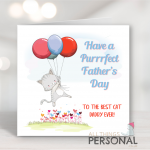 Purrrfect Father's Day Card