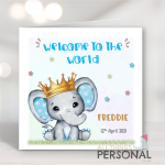 Welcome To The World New Baby Boy Card