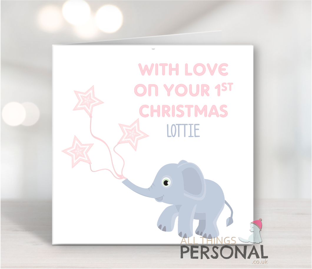 with love on your first christmas card With Love On Your First Christmas Card - Image 1