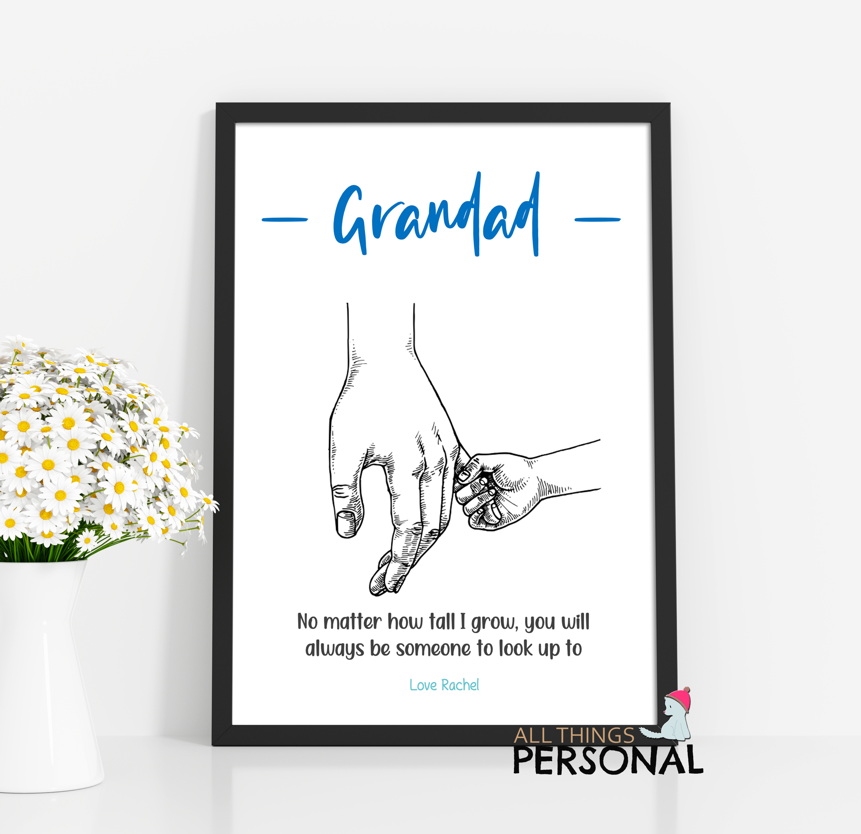 GRANDAD PRINT Personalised Grandad Print - Image 1