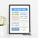 The Best Dad Print