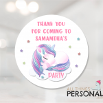 Unicorn Party Stickers