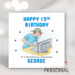 Teenage Boys Gaming Birthday Card