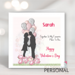 Personalised Together Is My Favourite Place Valentine's Day Card