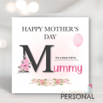 Elegant MUMMY Mother's Day Card