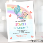 Mermaid Birthday Invites