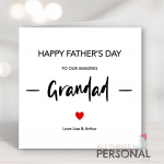 Amazing Grandad Father's Day Card