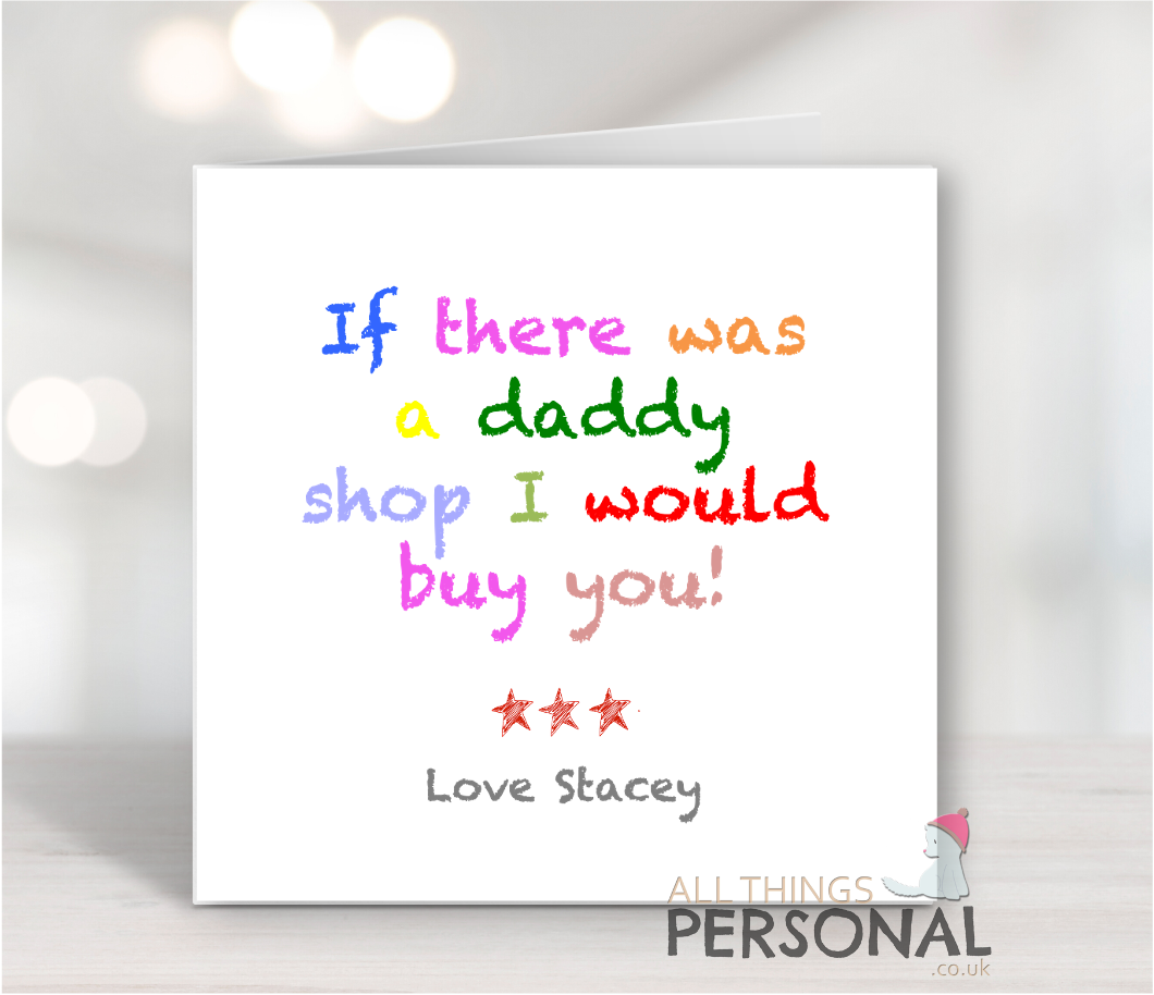 Daddy Shop Card Daddy Shop Card - Image 1