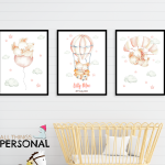 Little Rabbits Print Set of 3